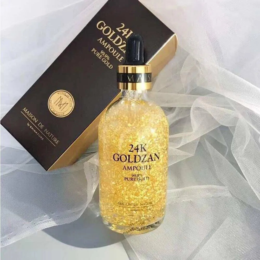 24k GOLDZAN AMPOULE 99.9% Pure Gold Serum