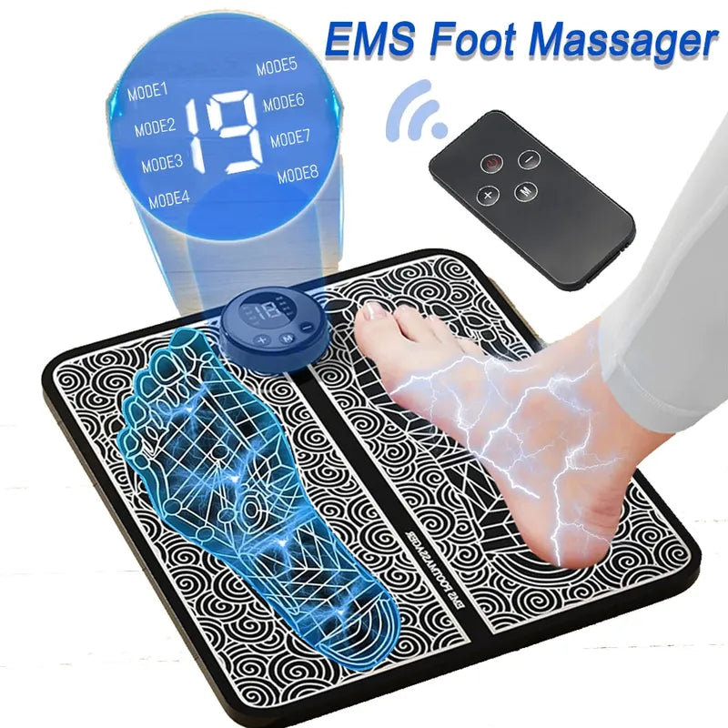 Electrical Muscle Stimulation (EMS) Portable Foot Massager