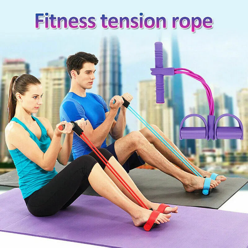 RUBBER RESISTANCE TUMMY TRIMMER